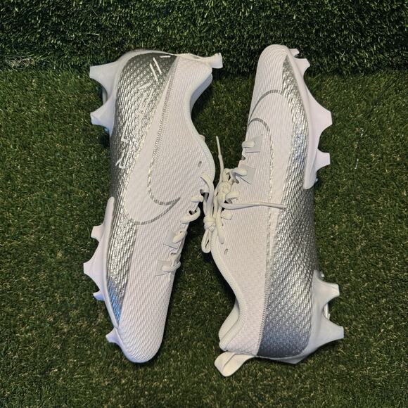 Size 14 - Nike Vapor Edge Speed 360 2 White Metallic Silver - Picture 4 of 7